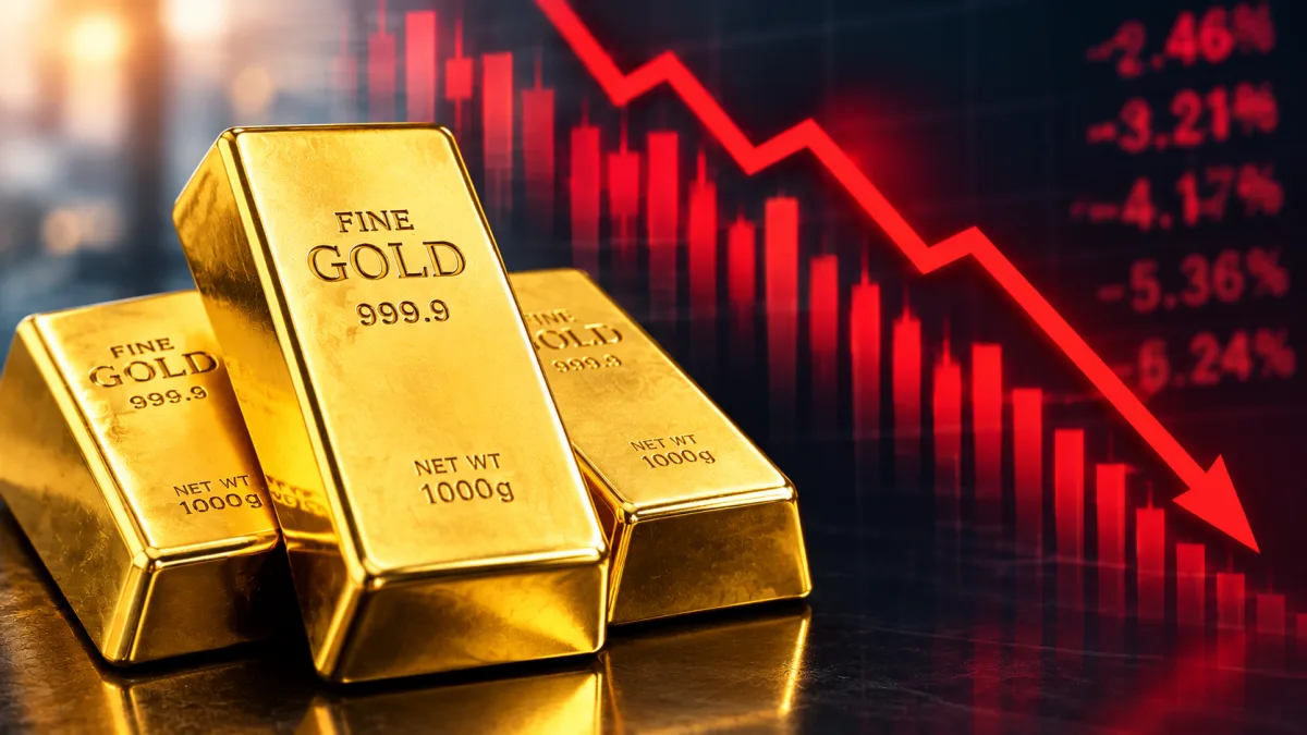 Mengapa Harga Emas Dunia Turun Nyaris 2%?