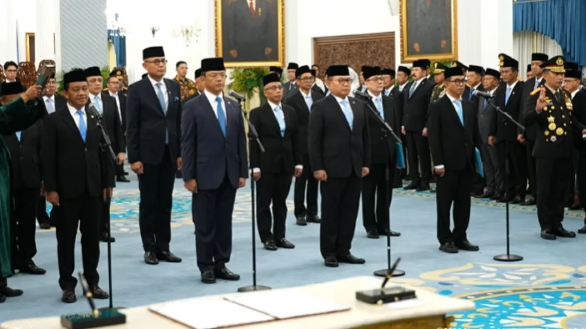 Daftar Pejabat Baru Dilantik di Istana Negara: Listyo Sigit Jadi Kepala Staf Kepresidenan, Bahlil Rangkap Jabatan