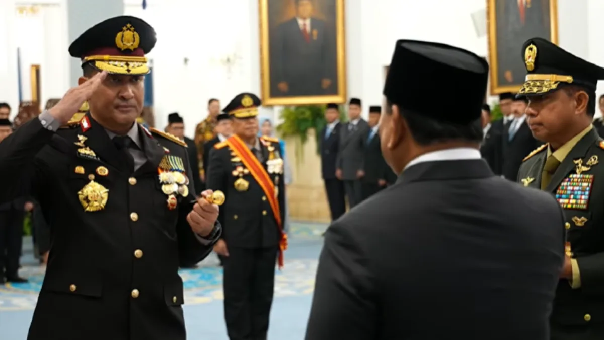 Presiden Resmi Lantik Komjen Suyudi Ario Seto Jadi Kapolri dan Wahyu Hadiningrat Sebagai Wakapolri