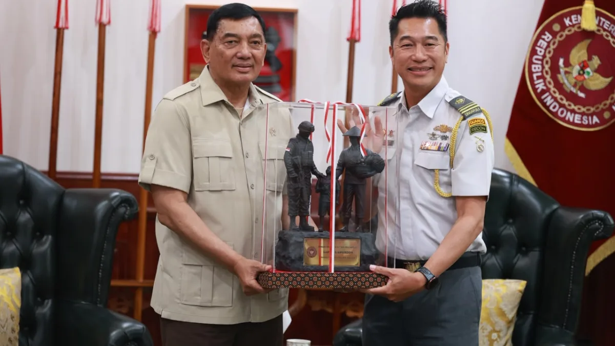 Menhan Sjafrie Sjamsoeddin Apresiasi Kinerja Atase Pertahanan Singapura