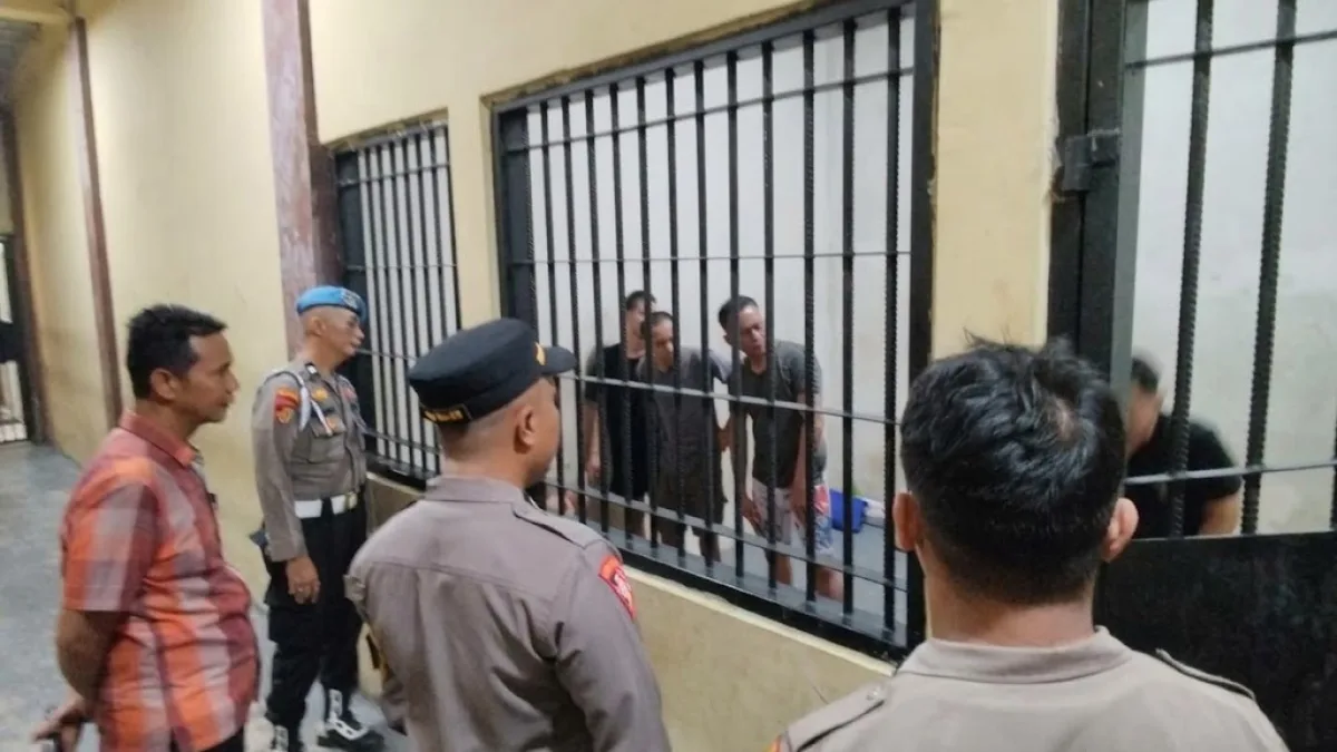 Polresta Gowa Perketat Pengawasan Personel dan Tahanan, Pastikan Ruang Sel Aman