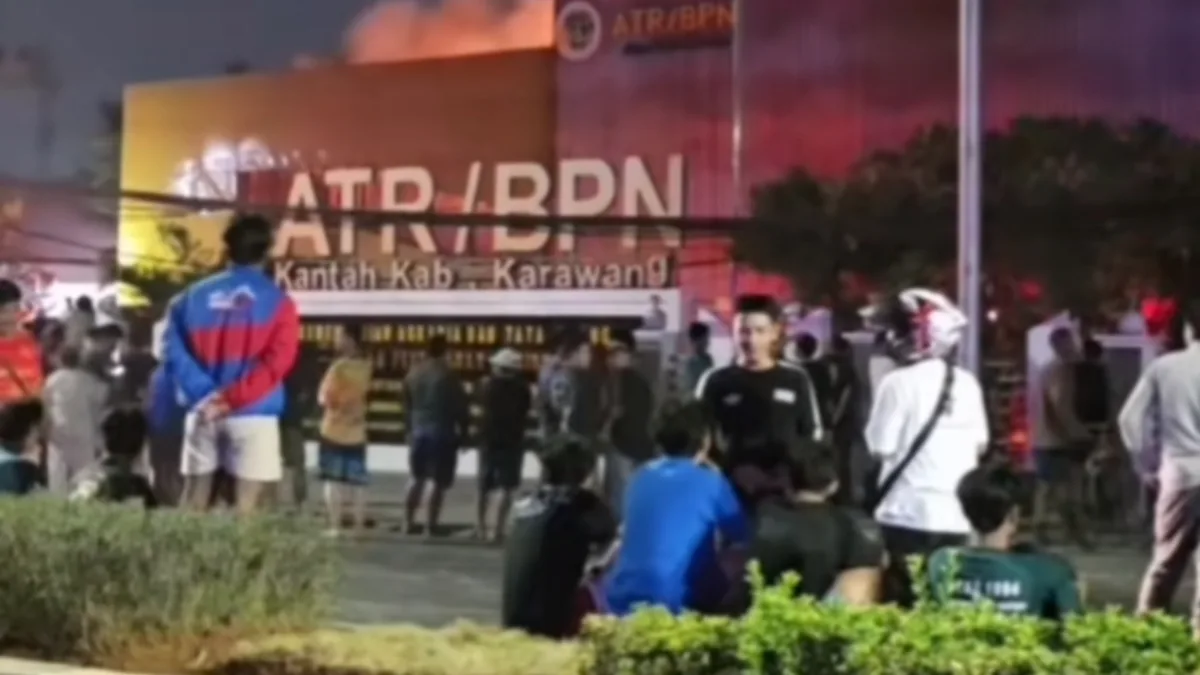 Kantor BPN Karawang Terbakar Hebat, Warga Resah Nasib Sertifikat Tanah