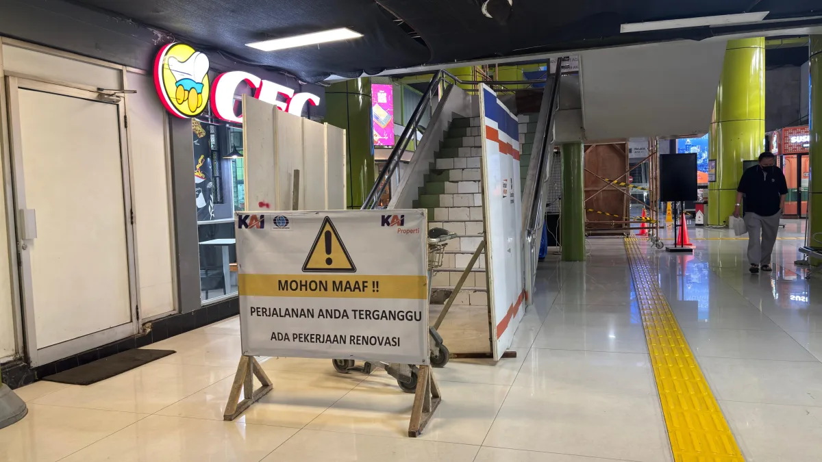 Kebut Renovasi Stasiun Gambir, KAI Daop 1 Jakarta Siap Sambut Libur Nataru