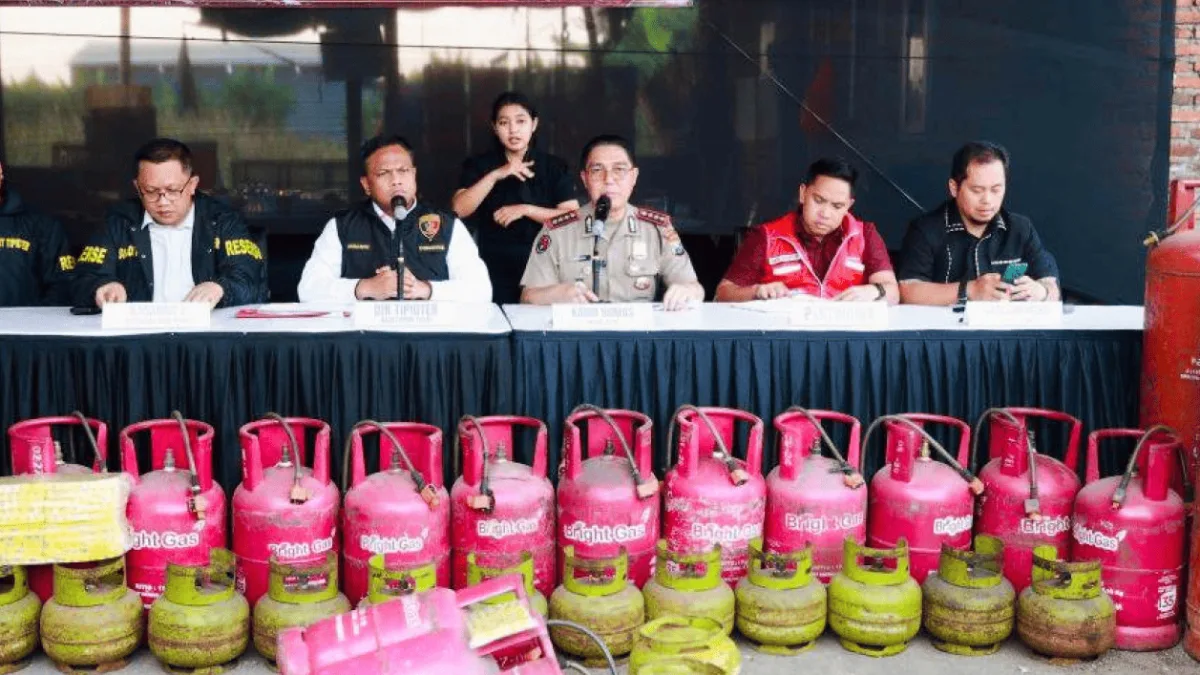 Bareskrim Polri Bongkar Sindikat Pengoplosan LPG 3 Kg Subsidi Ilegal