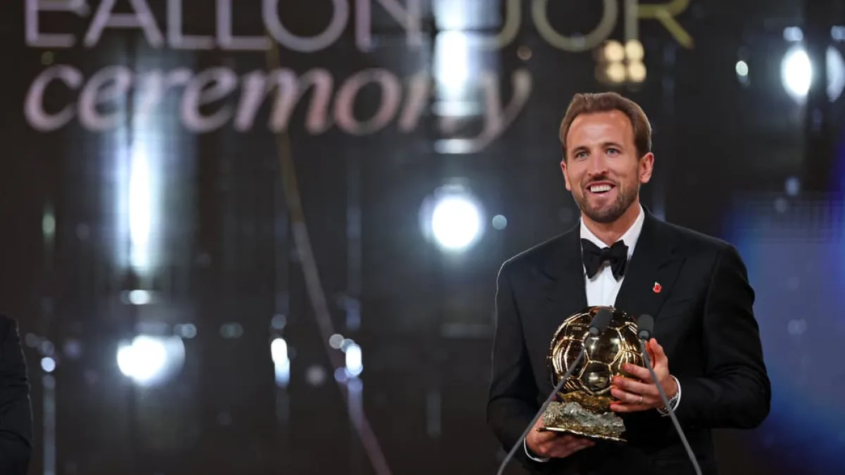 Kalahkan Mbappe dan Yamal, Harry Kane Resmi Sabet Gelar Ballon d'Or 2026