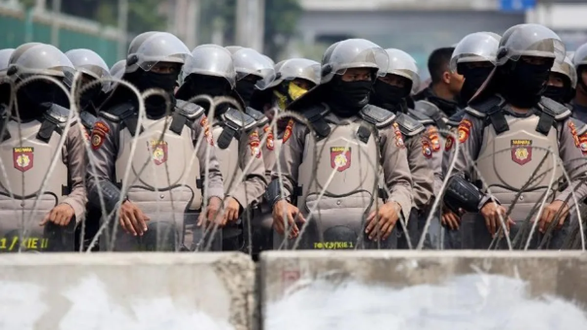 Polisi Gunakan Bodycam untuk Pengamanan Aksi Demonstrasi Hari Ini
