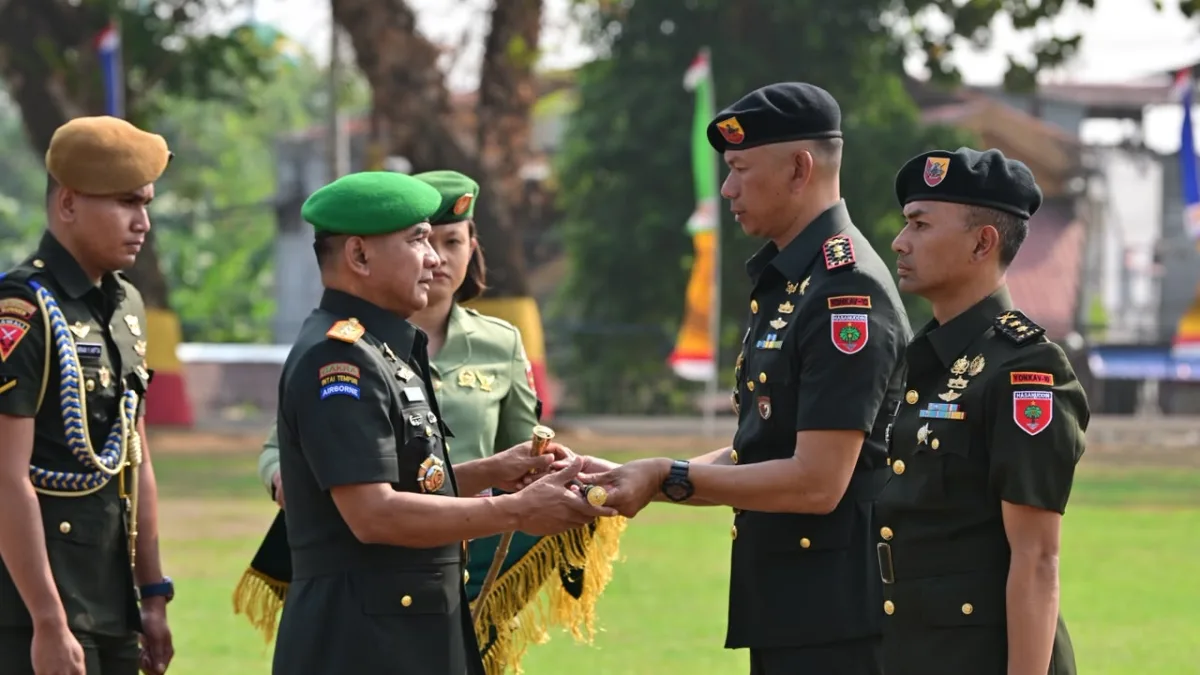 Sertijab Danyon Kav 10/Mendagiri, Pangdam Ingatkan Pentingnya Kesiapan Tempur