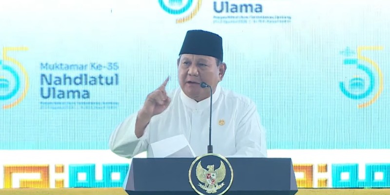 Prabowo Dijadwalkan Tutup Muktamar NU ke-35 di Jombang Besok