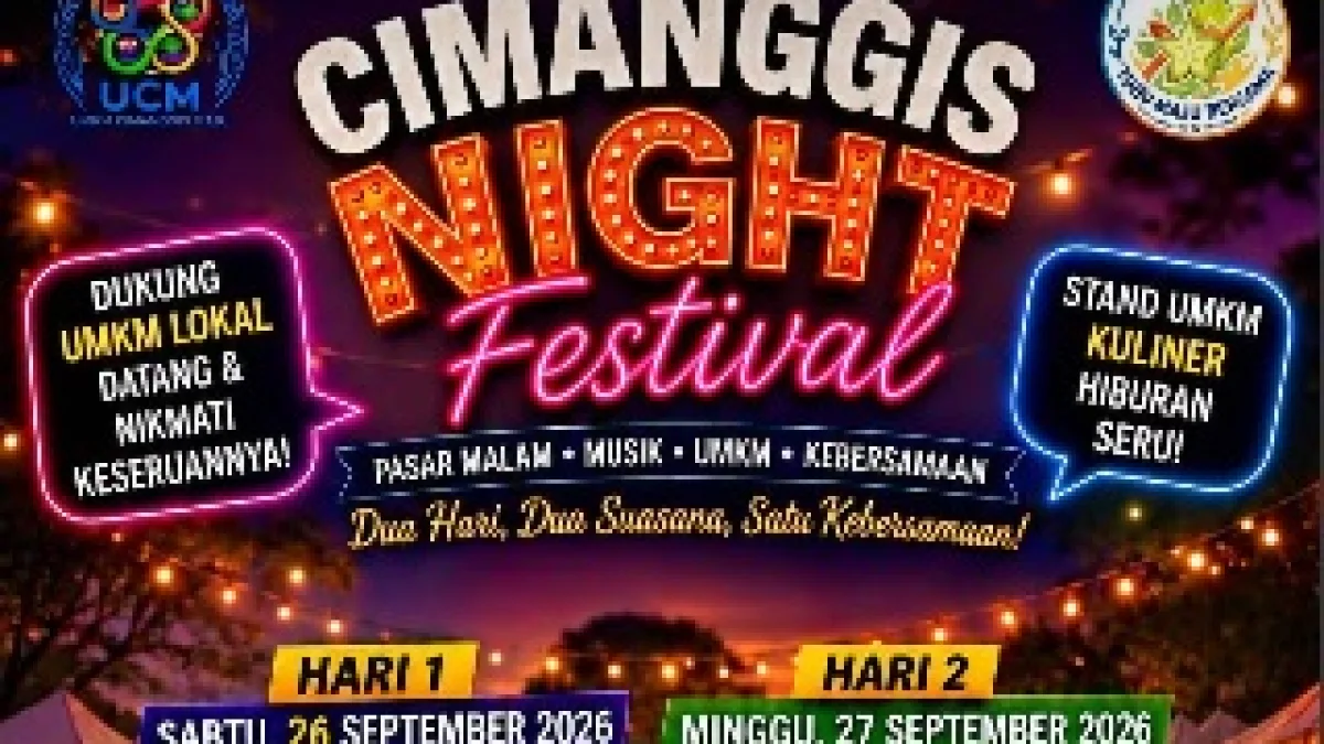 Cimanggis Night Festival 2026 di Depok, Ada Artis Atap Daun hingga DJ Koplo