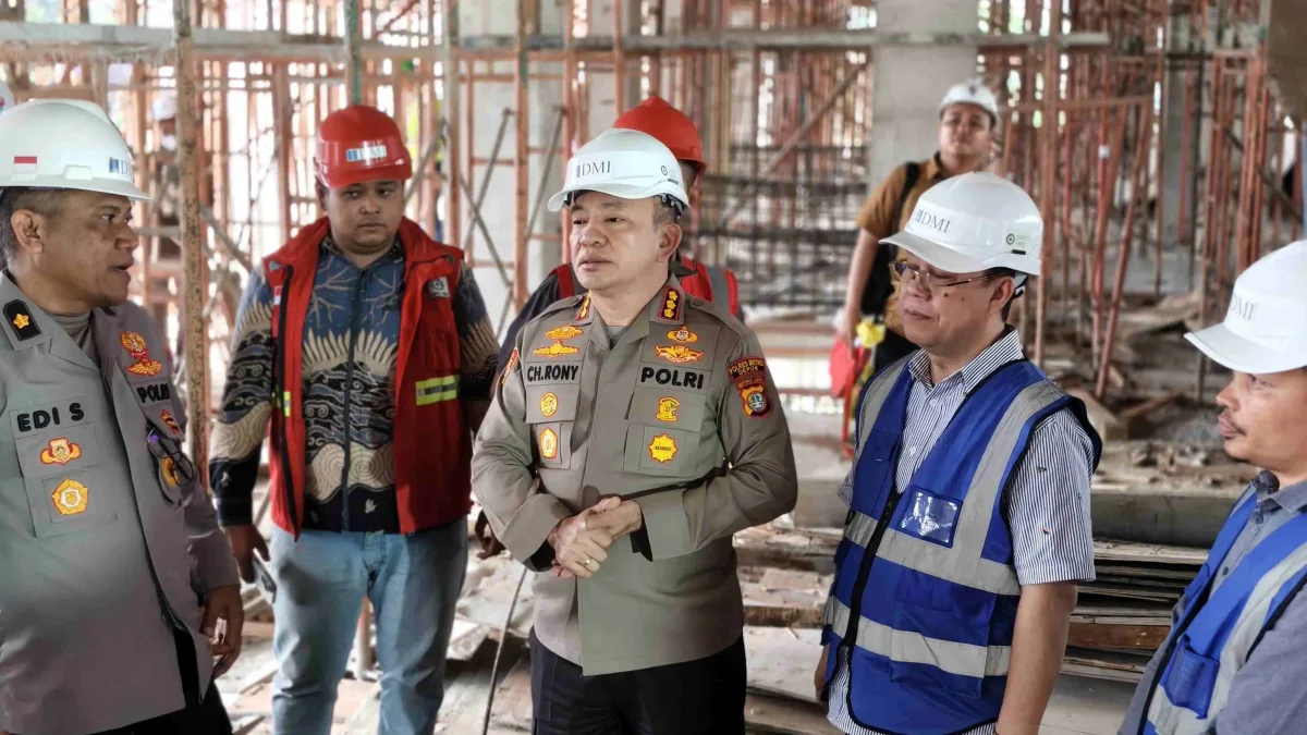 Kapolres Pastikan Progres Renovasi Polres Metro Depok