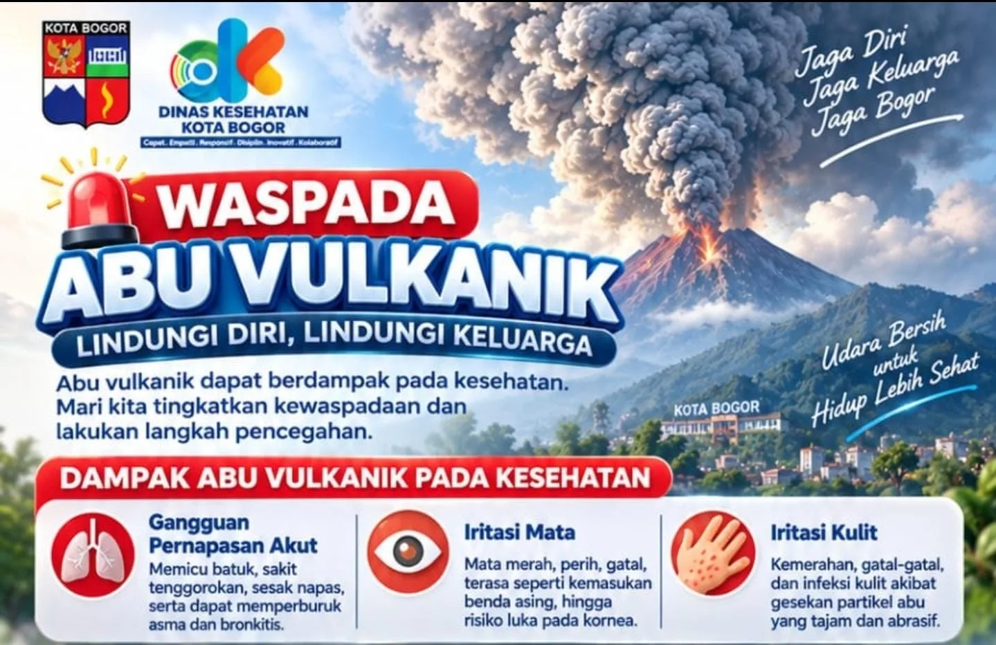 Waspada Abu Vulkanik! Ini Dampaknya bagi Kesehatan dan 6 Cara Melindungi Diri