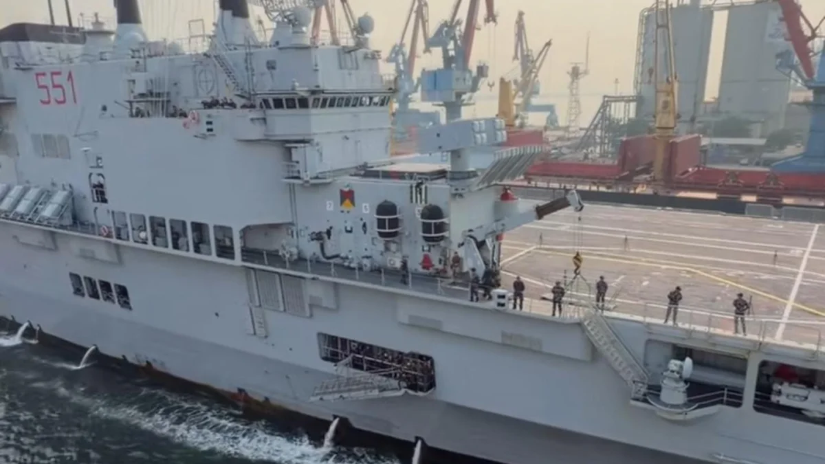 KRI Sriwijaya Tiba di Jakarta, Ini Spesifikasi Eks Giuseppe Garibaldi