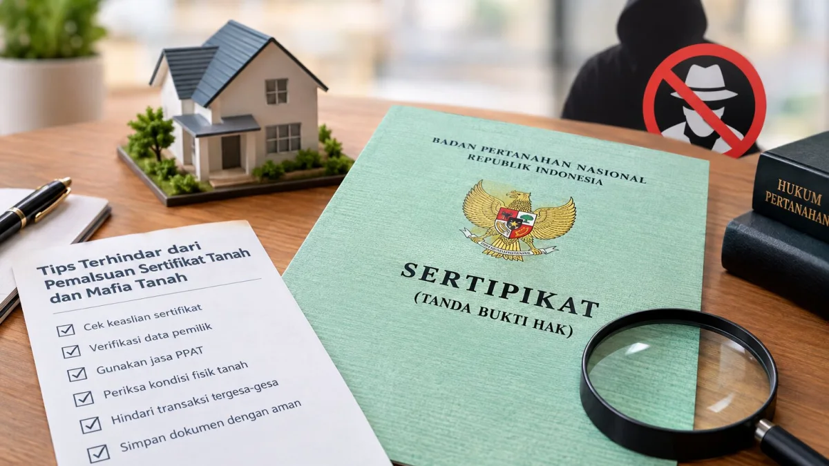 Tips dan Trik Agar Terhindar dari Pemalsuan Sertifikat Tanah dan Mafia Tanah